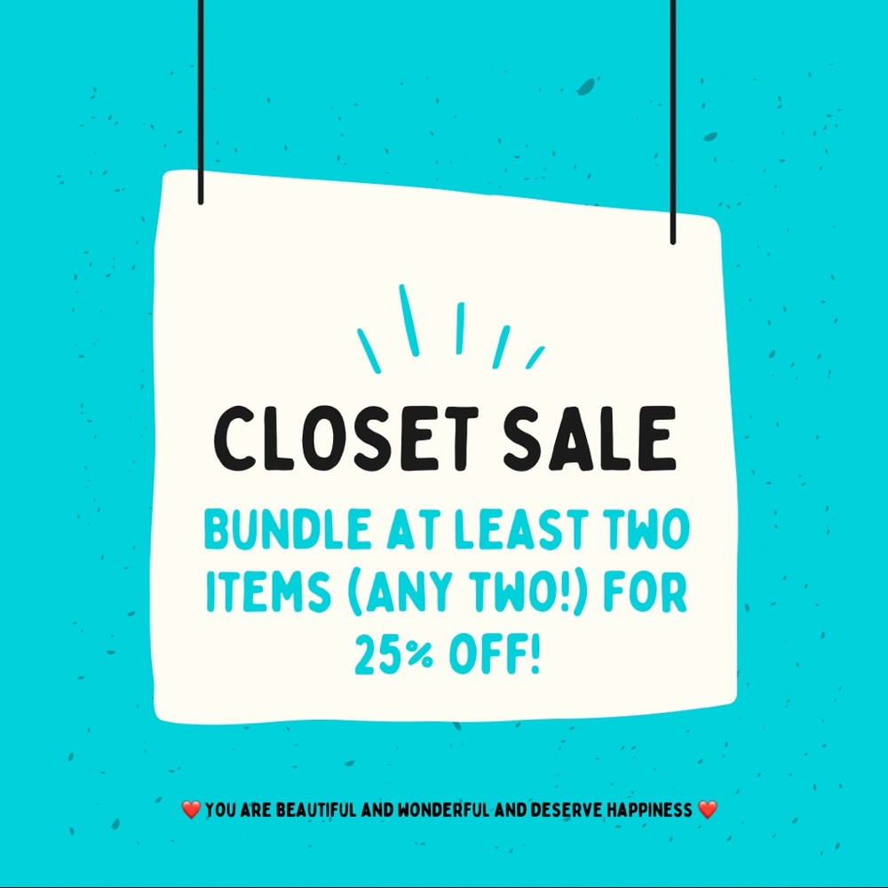 CLOSET SALE [2+ item bundles get 25% off]